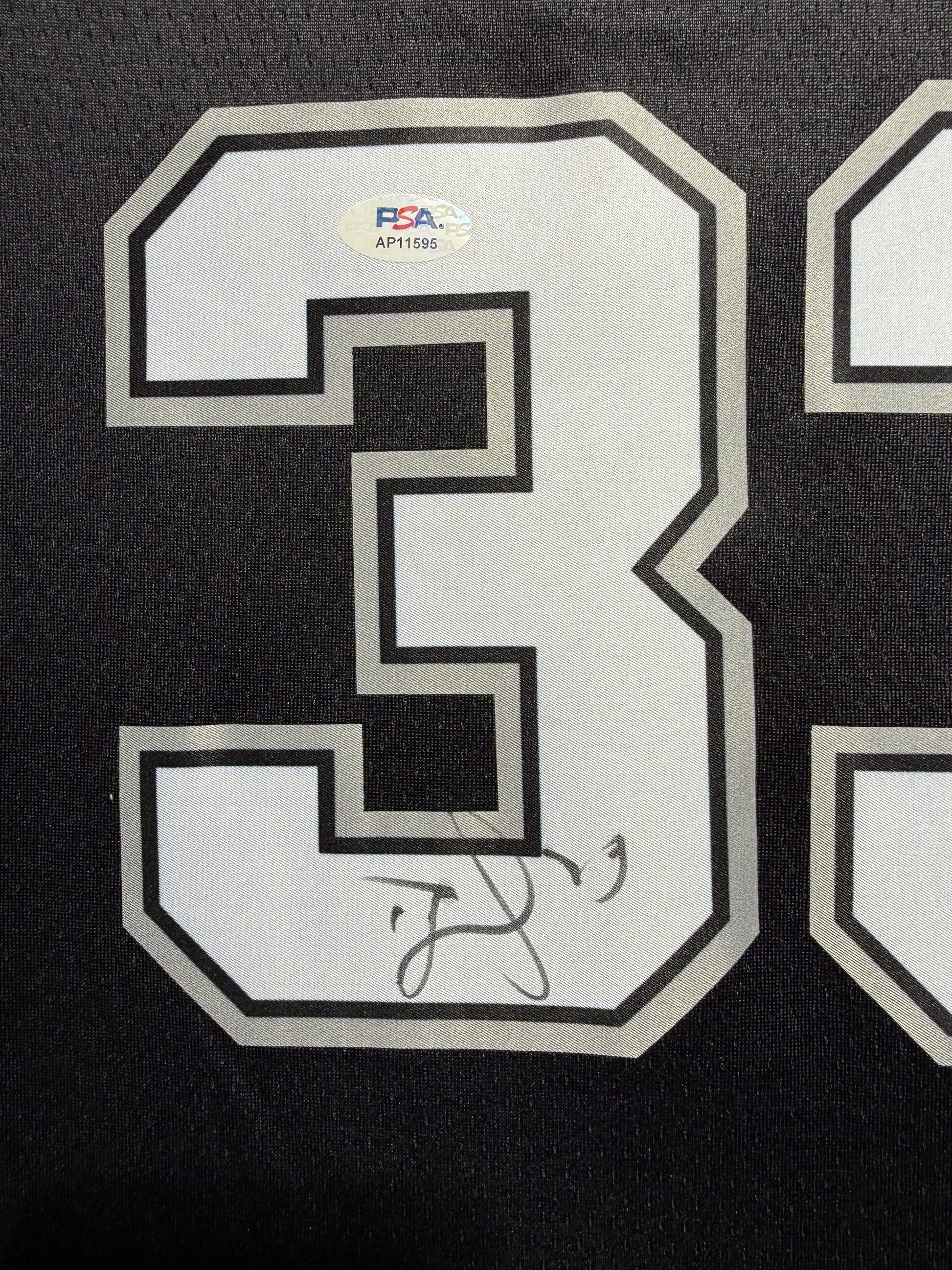 Maillot Authentique Domicile  San Antonio Spurs  signe par David Jones certifie par PSA authentic-signatures