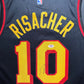 Maillot Authentique Atlanta Hawks Exterieur signe par Zaccharie Risacher et certifie par Beckett authentic-signatures