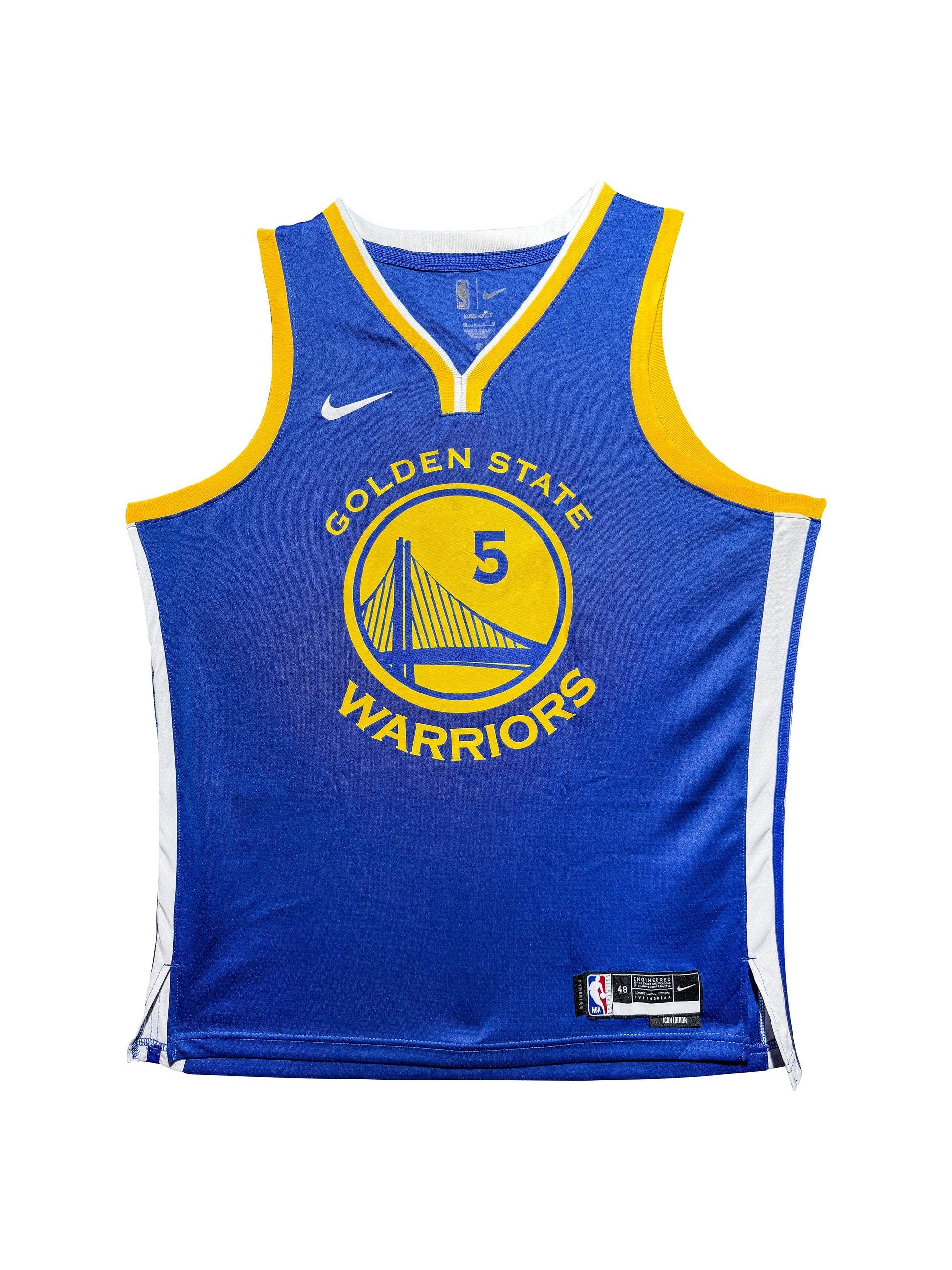 Maillot Authentique NBA Finals Golden Sate Warriors signe par Kevon Looney et certifie par PSA authentic-signatures