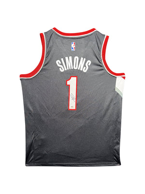 Maillot Authentique Portland Trail blazers signe par Anfernee Simons certifie par PSA authentic-signatures