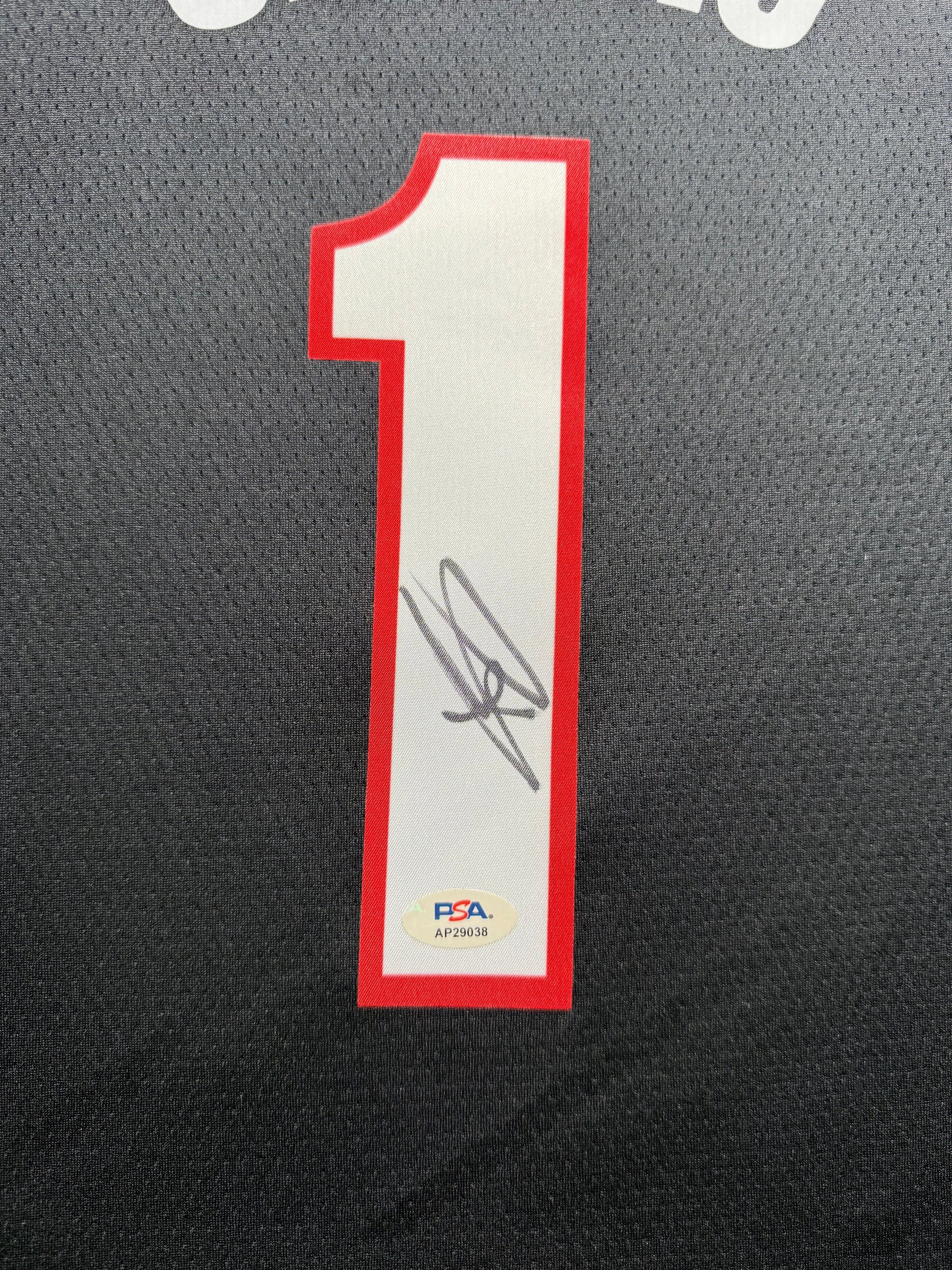Maillot Authentique Portland Trail blazers signe par Anfernee Simons certifie par PSA authentic-signatures