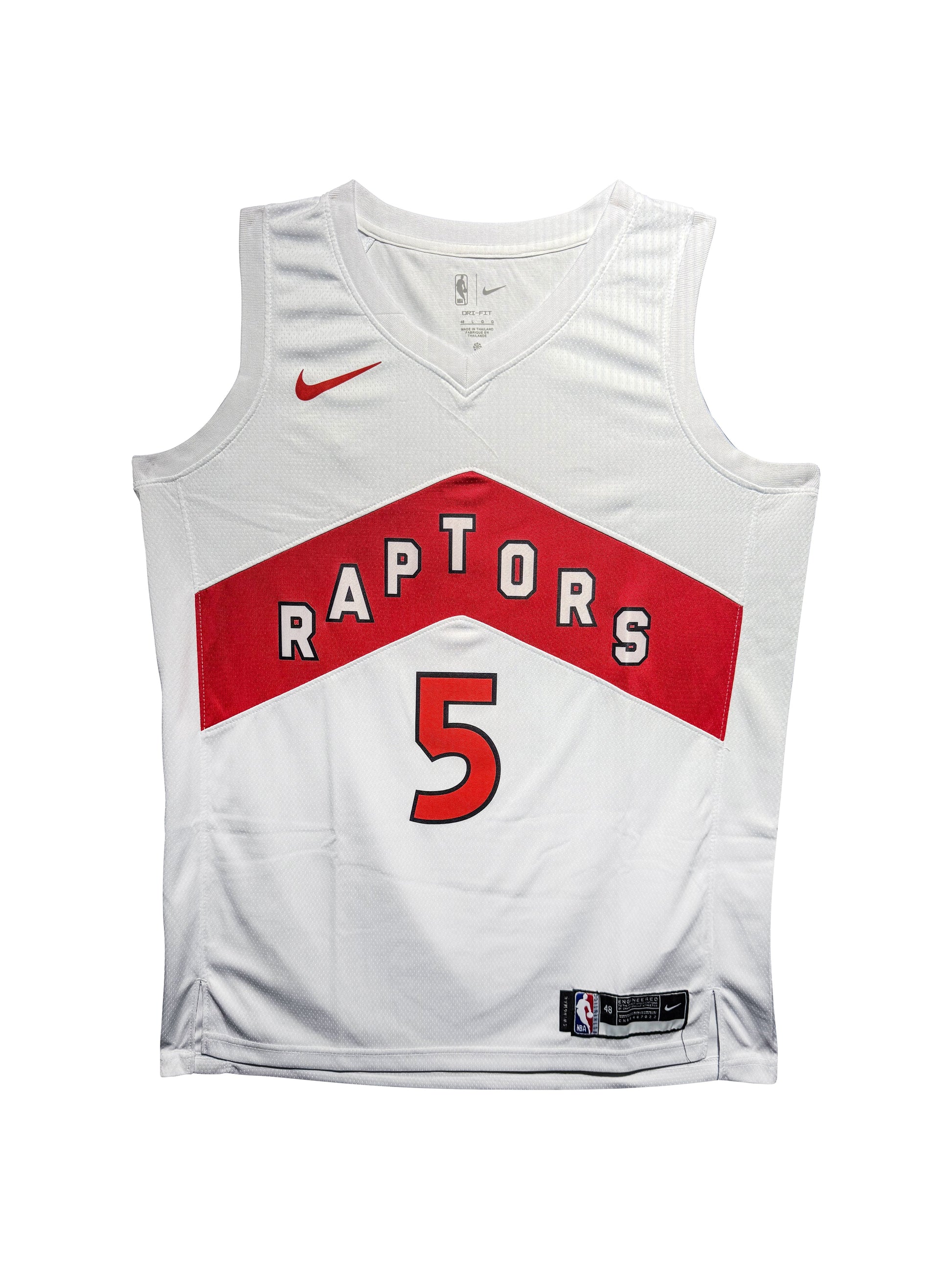 Maillot Authentique Toronto Raptors Exterieur signe parImmanuel Quickley et certifie par PSA authentic-signatures