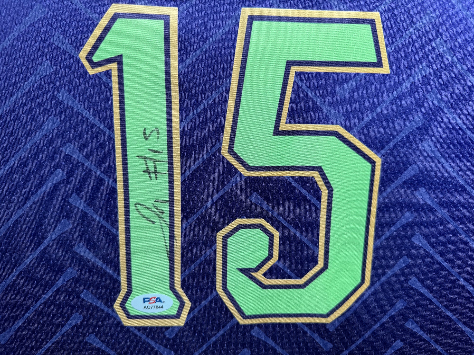 Maillot Authentique Nouvelle Orleans Pelicans signe par Jose Alvarado certifie par PSA authentic-signatures