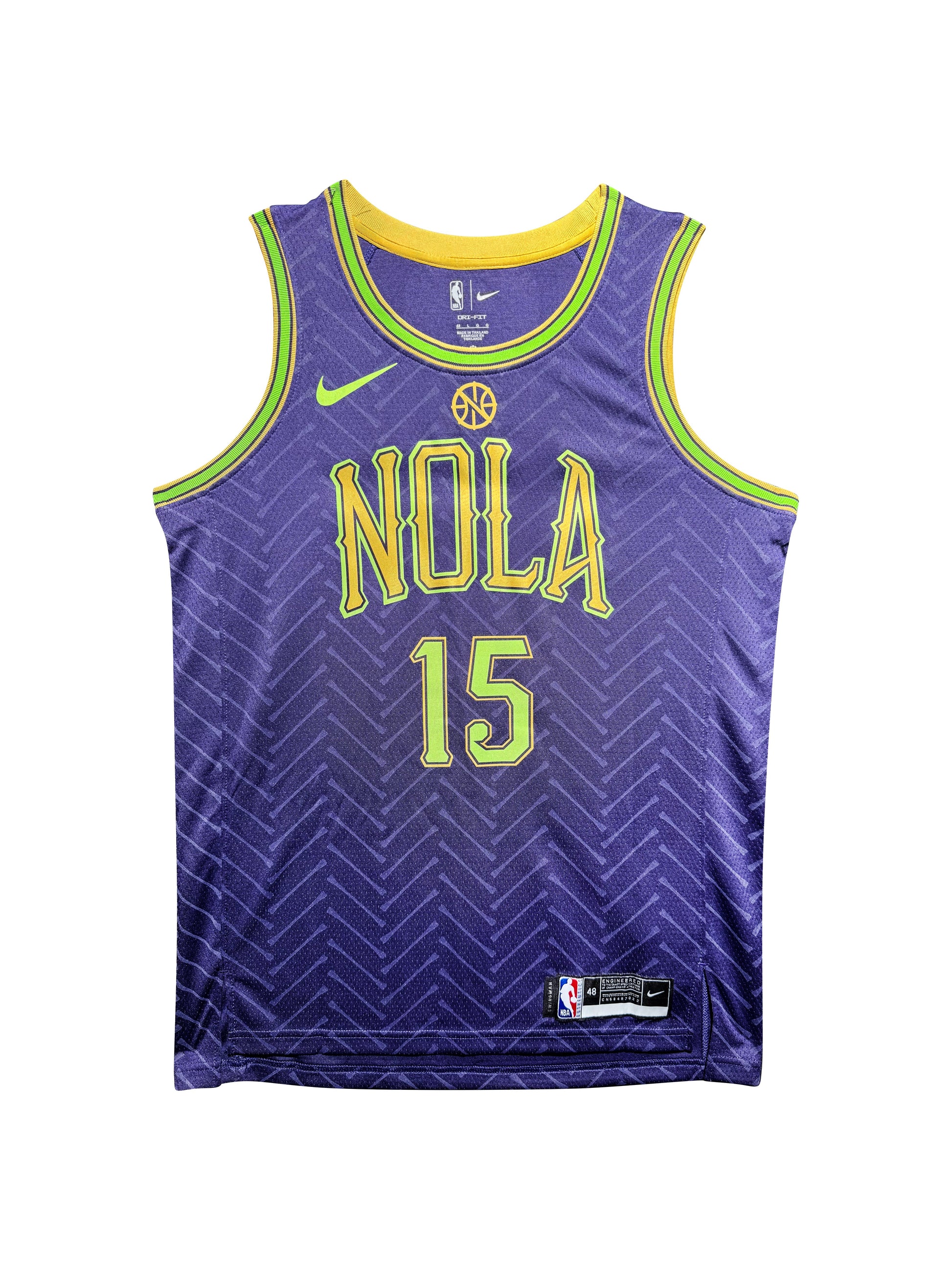 Maillot Authentique Nouvelle Orleans Pelicans signe par Jose Alvarado certifie par PSA authentic-signatures