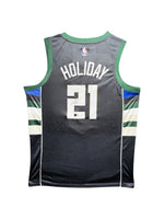 Maillot Authentique Exterieur Milwaukee Bucks signe par Jrue Holiday certifie par Beckett authentic-signatures