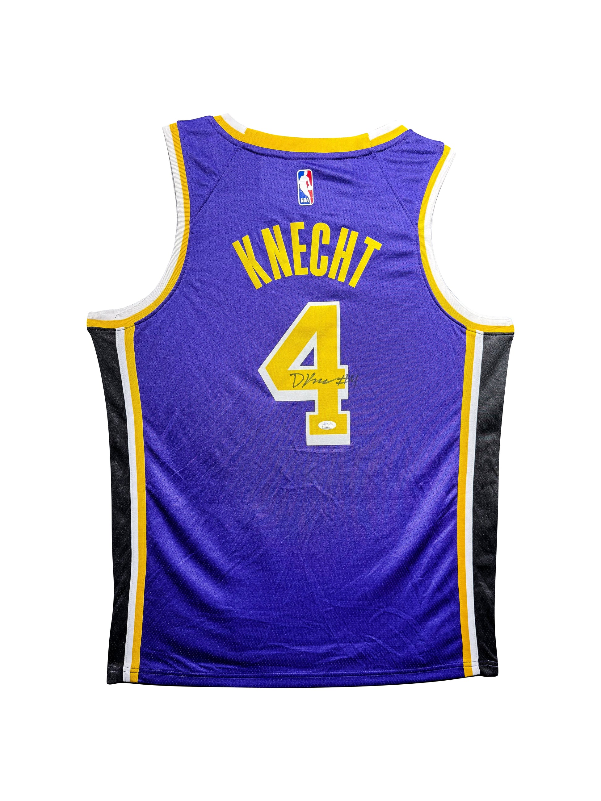 Maillot Authentique Exterieur Los Angeles Lakers signe par Dalton Knecht certifie par JSA authentic-signatures