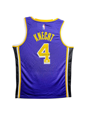 Maillot Authentique Exterieur Los Angeles Lakers signe par Dalton Knecht certifie par JSA authentic-signatures