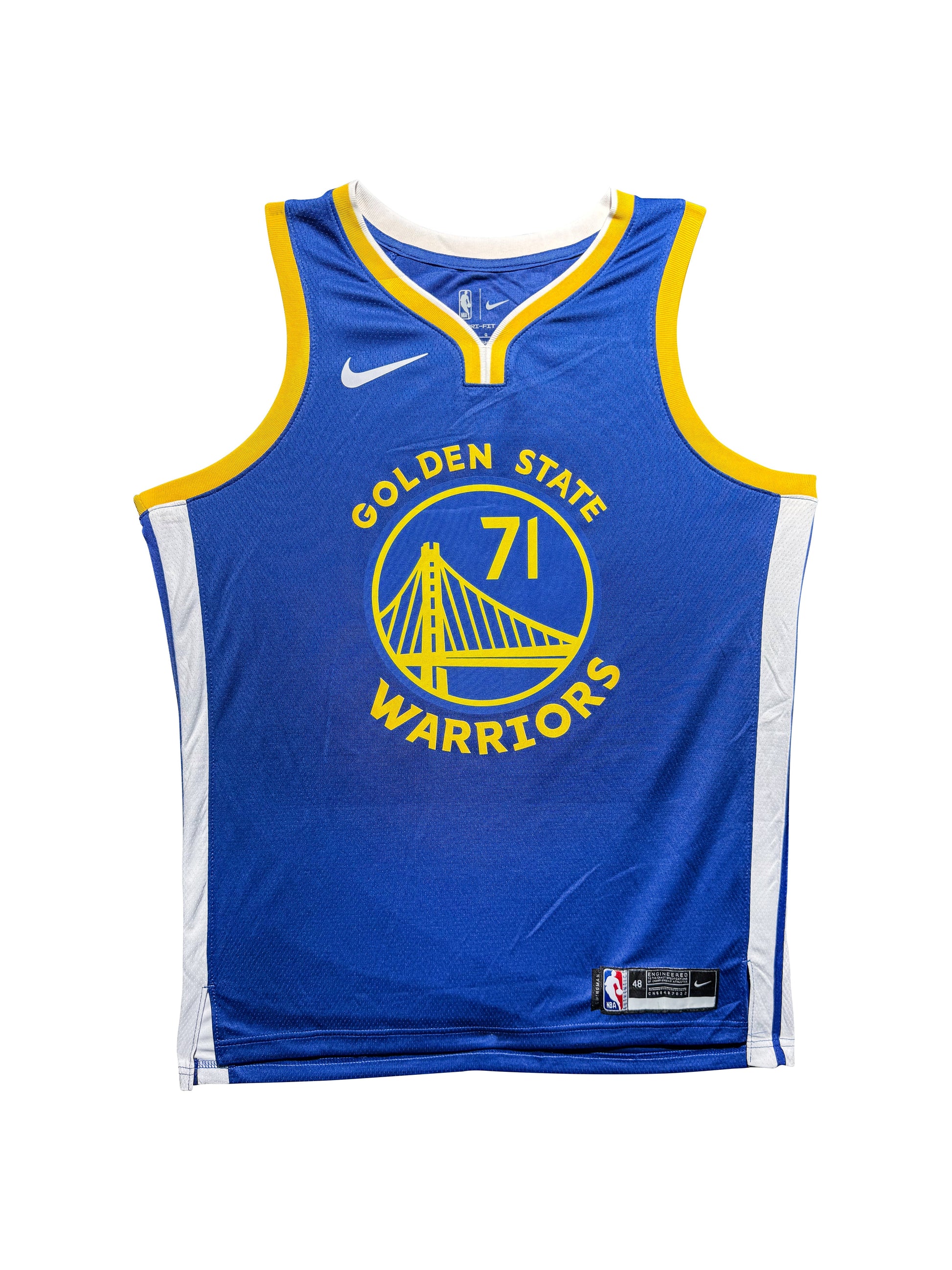 Maillot Authentique Golden Sate Warriors signe par Dennis Schroder et certifie par JSA authentic-signatures