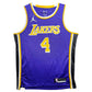 Maillot Authentique Exterieur Los Angeles Lakers signe par Dalton Knecht certifie par JSA authentic-signatures
