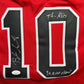 Maillot "3XChamp" Custom Domicile Chicago Bulls signe par B.J. Armstrong certifie par Beckett authentic-signatures