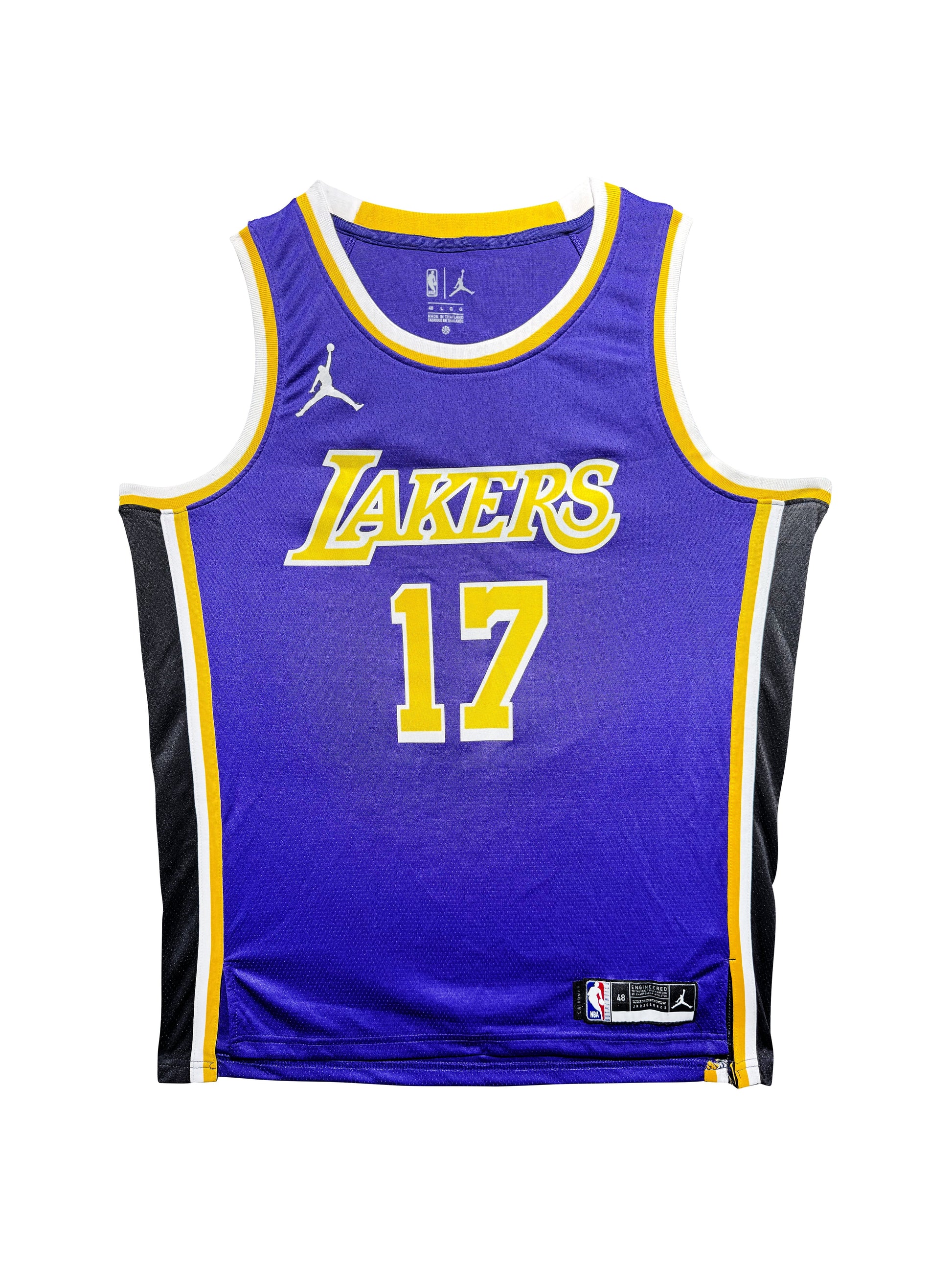 Maillot Authentique Exterieur Los Angeles Lakers signe par Finney-Smith certifie par PSA authentic-signatures