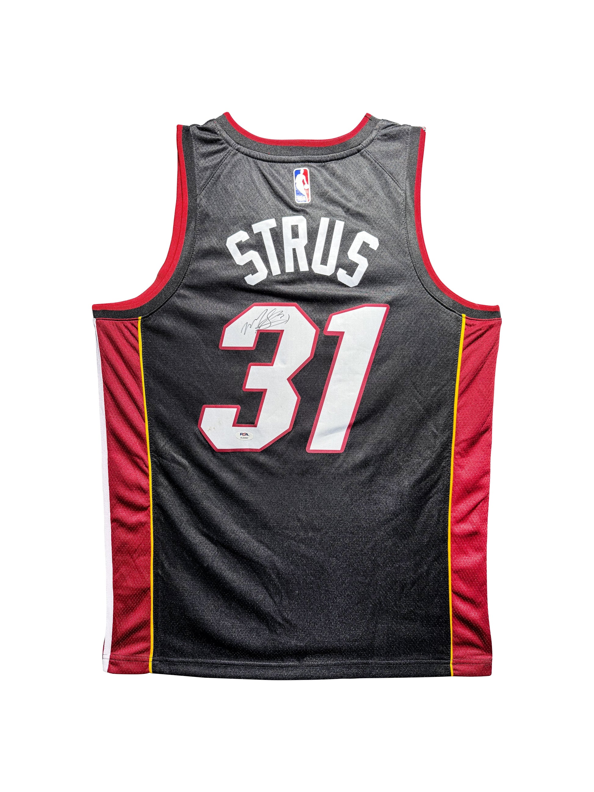Maillot Authentique Miami Heat signe par Max Struss certifie par PSA authentic-signatures