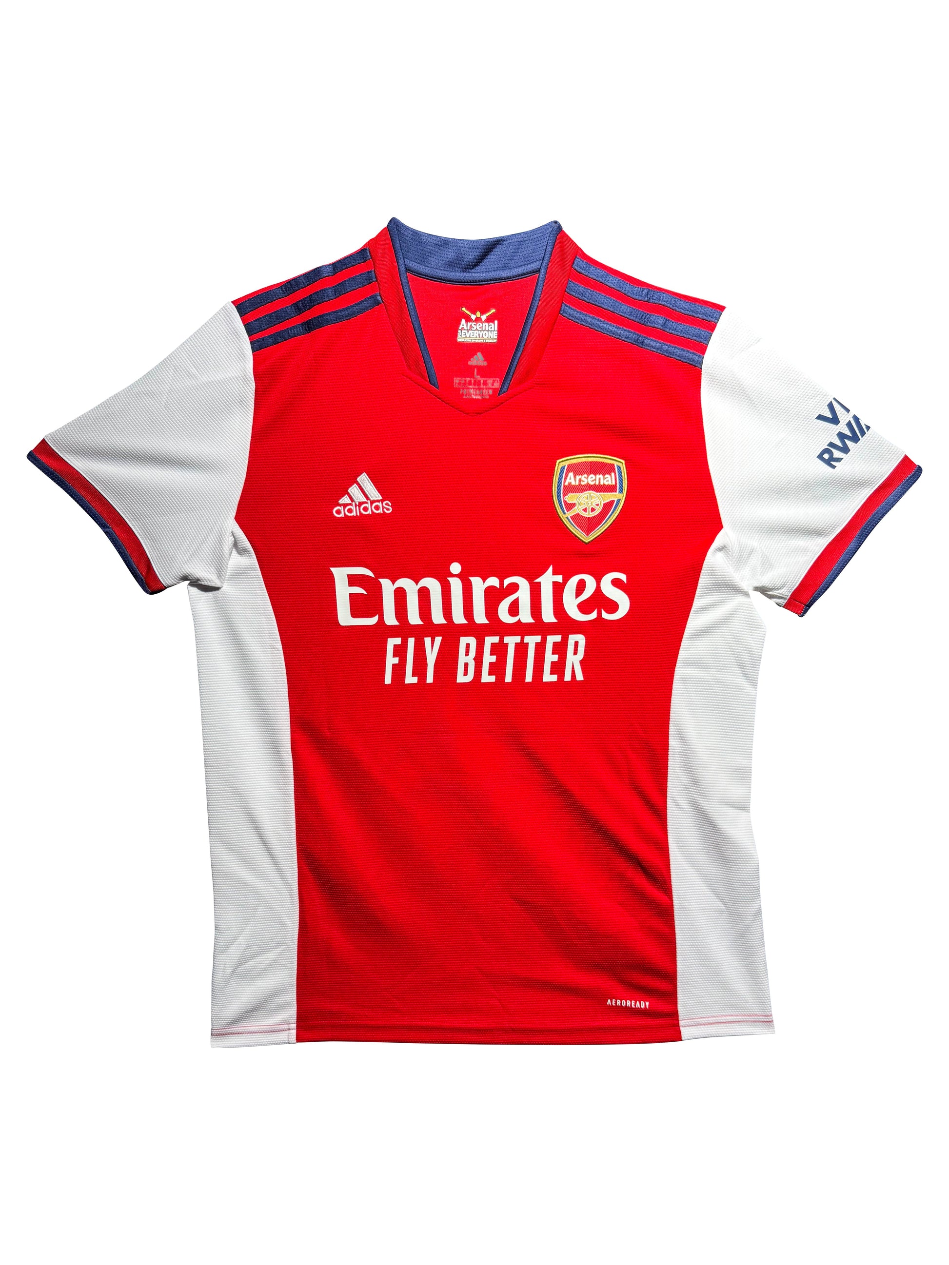 Maillot Domicile signe par Pierre Emerick Aubameyang  Arsenal FC 2019-20 Certifie par Beckett authentic-signatures