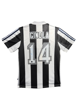 Maillot Domicile signe par David Ginola  Newcastle United FC 1995-96 Certifie par Beckett authentic-signatures