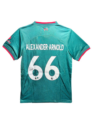 Maillot Exterieur signe par Trent Alexander Arnold Liverpool FC 2022-23 Certifie par Beckett authentic-signatures