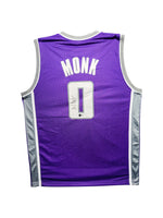Maillot Custom Domicile Sacramento Kings signe par Malik Monk certifie par Beckett authentic-signatures