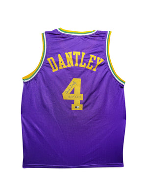 Maillot "HOF2008"Custom Exterieur Utah Jazz signe par Adrian Dantley certifie par Beckett authentic-signatures