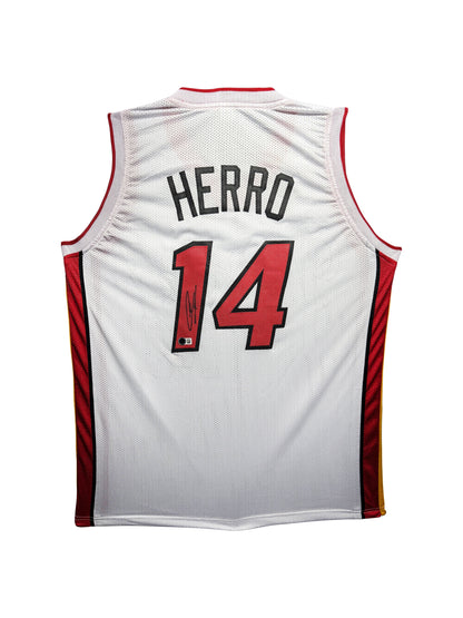 Maillot Custom Miami Heat signe par Tyler herro certifie par Beckett authentic-signatures