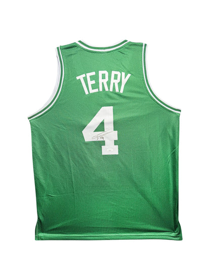 Maillot Custom Domicile signe par Jason Terry certifie par JSA authentic-signatures