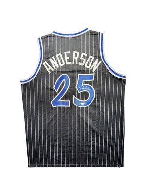 Maillot Custom Orlando Magic signe par Nick Anderson certifie par JSA authentic-signatures