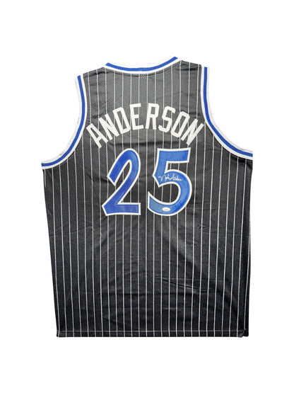Maillot Custom Orlando Magic signe par Nick Anderson certifie par JSA authentic-signatures