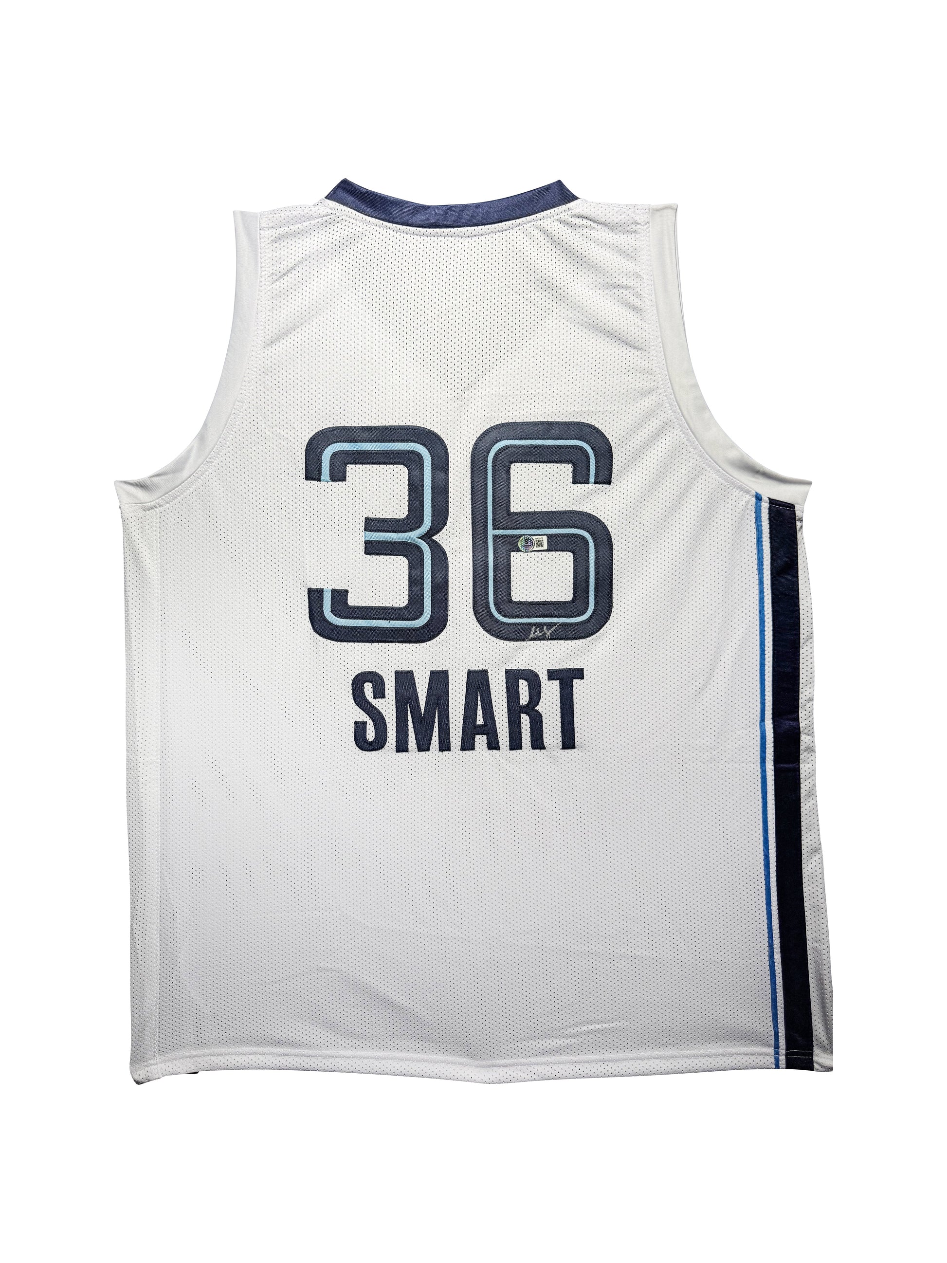 Maillot Custom Domicile  Memphis Grizzlies signe par Marcus Smart certifie par Beckett authentic-signatures