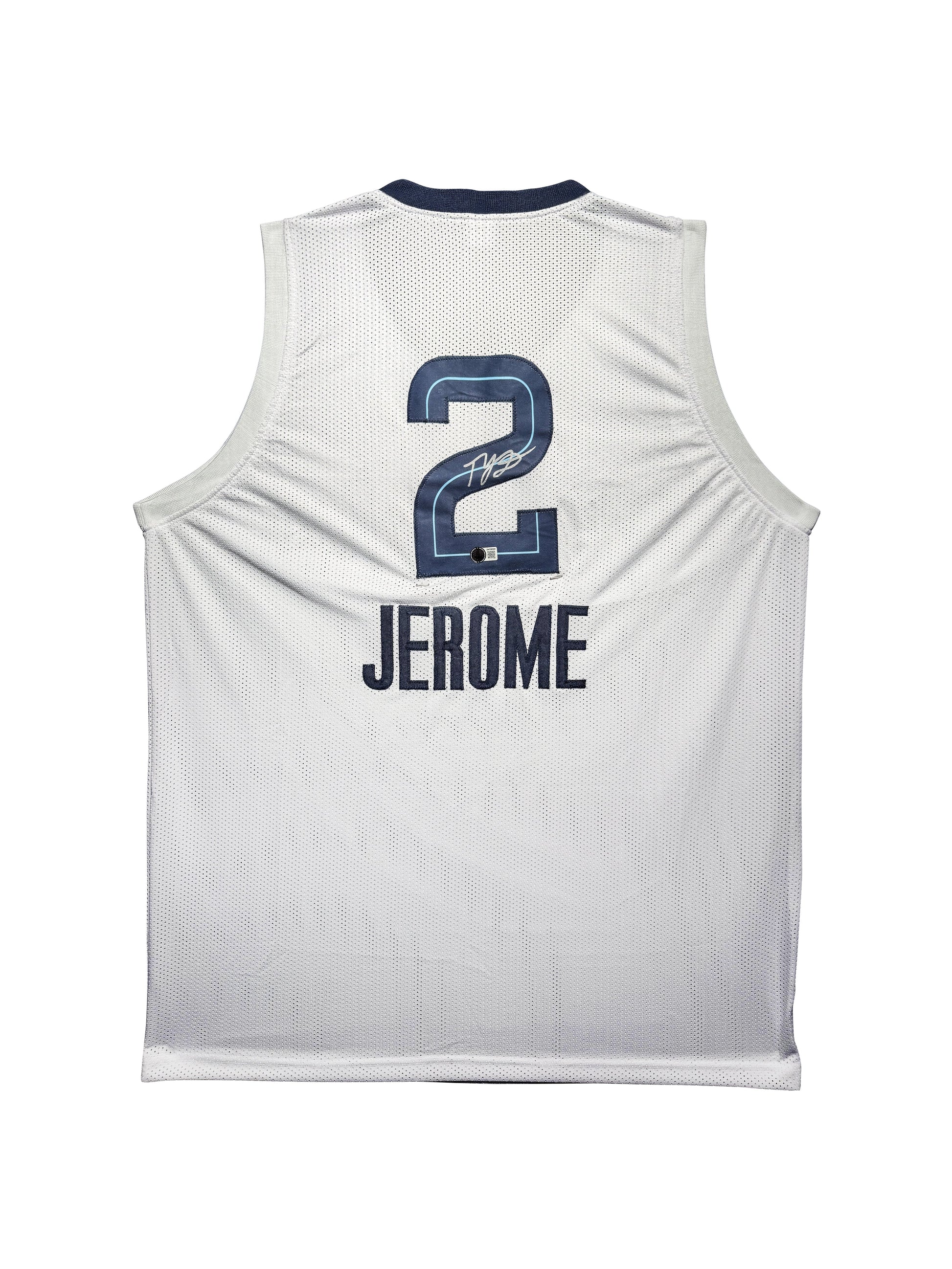 Maillot Custom Domicile  Memphis Grizzlies signe par Ty jerome certifie par Beckett authentic-signatures