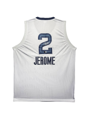 Maillot Custom Domicile  Memphis Grizzlies signe par Ty jerome certifie par Beckett authentic-signatures