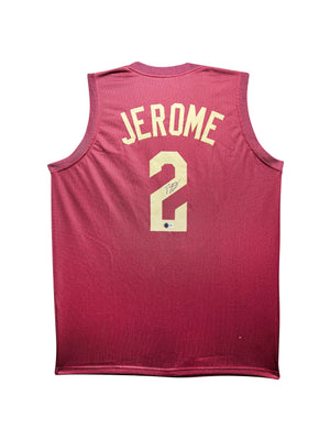 Maillot Custom Cleveland Cavaliers signe par Ty Jerome certifie par Beckett authentic-signatures