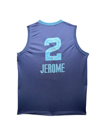 Maillot Custom Domicile Memphis Grizzlies signe par Ty Jerome et certifie par Beckett authentic-signatures