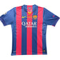 Maillot Authentique FC Barcelone Finale Champions League 2015 ,2e Triplé Historique signé par Lionel MESSI et certifié par Beckett authentic-signatures