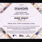 Mike Trout 2025 Topps Diamond Icons Autographed Jumbo Patch #AJPMT #21/25 authentic-signatures
