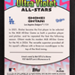 Shohei Ohtani 2025 Topps Chrome Ultra Violet All-Stars #UV1 authentic-signatures