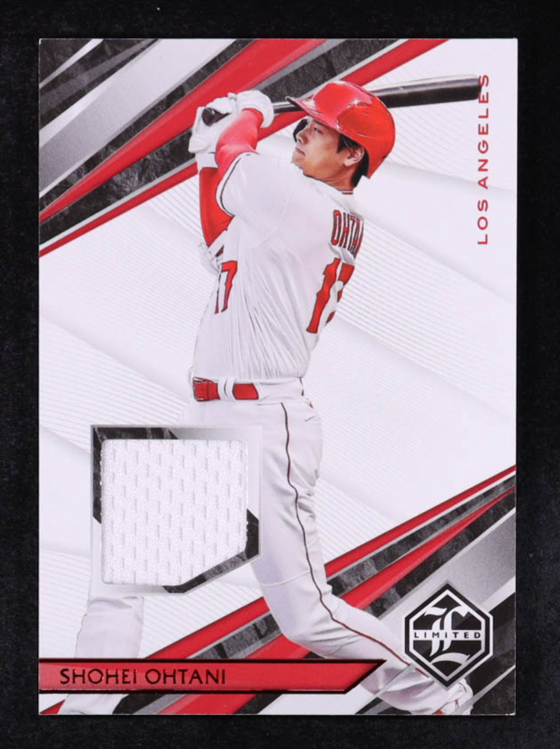 Shohei Ohtani 2022 Panini Chronicles Limited Swatches Red #49 authentic-signatures