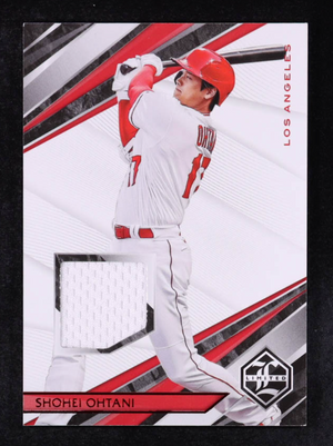 Shohei Ohtani 2022 Panini Chronicles Limited Swatches Red #49 authentic-signatures