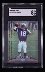 Peyton Manning 1998 Finest #121 RC (SGC 8) authentic-signatures