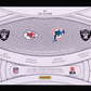 Bo Jackson / Jamaal Charles / Marcus Allen / Ricky Williams 2021 Panini National Treasures NFL Gear Quad Materials Holo Silver #13 #02/25 authentic-signatures