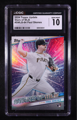 Paul Skenes 2024 Topps Update Stars of MLB #SMLB64 RC (CGC 10) authentic-signatures