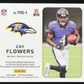 Zay Flowers 2023 Certified Freshman Fabric Mirror Signatures #4 RC #053/199 authentic-signatures