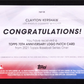 Clayton Kershaw 2021 Topps Series One 70th Anniversary Logo Patch #7OLP-CK authentic-signatures