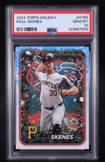 Paul Skenes 2024 Topps Holiday #H165 RC (PSA 10) authentic-signatures