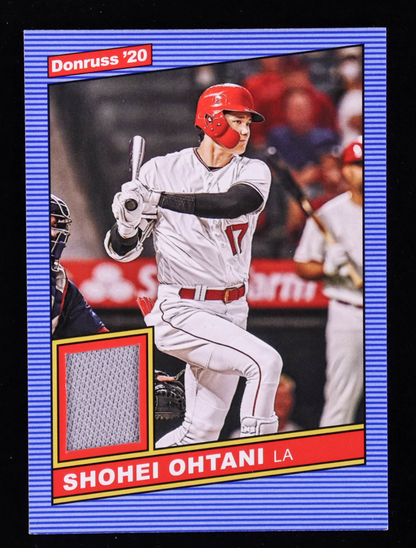 Shohei Ohtani 2020 Donruss Retro '86 Materials #40 authentic-signatures