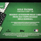 Kyle Tucker 2025 Topps Holiday Holiday Autograph Relics #HRAKT #7/10 authentic-signatures