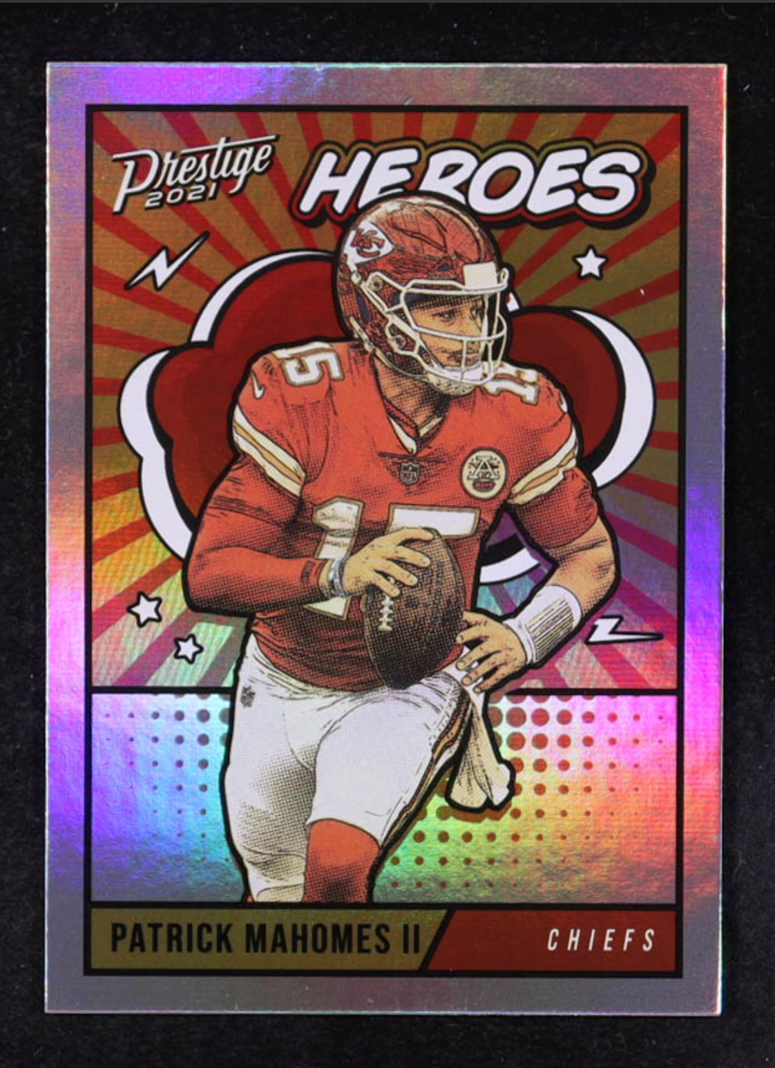 patrick Mahomes II 2021 Prestige Heroes #3 authentic-signatures