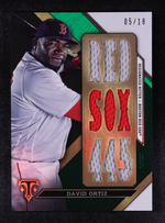 David Ortiz 2016 Topps Triple Threads Relics Emerald #TTRDO1 #05/18 authentic-signatures