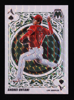 Shohei Ohtani 2022 Panini Mosaic Aces Mosaic Green #2 authentic-signatures