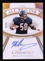 Mike Singletary 2024 Panini Flawless All Pro Ink #14 #13/25 authentic-signatures