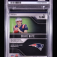 Drake Maye 2024 Panini Prizm Premier Jerseys Neon Green Pulsar #6 RC (PSA 9) authentic-signatures