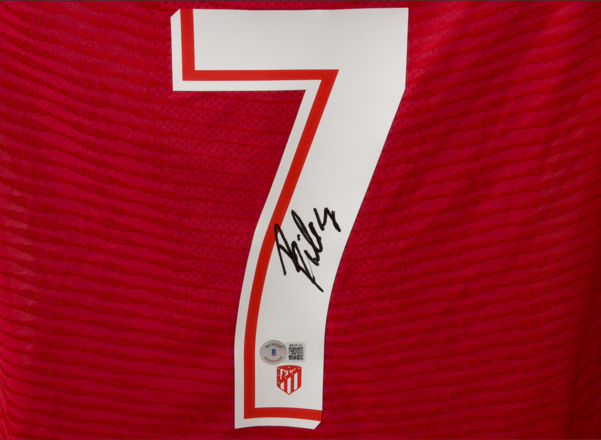 Maillot Domicile signe par Joao Felix Athletico Madrid 2023-24 Certifie par Beckett authentic-signatures