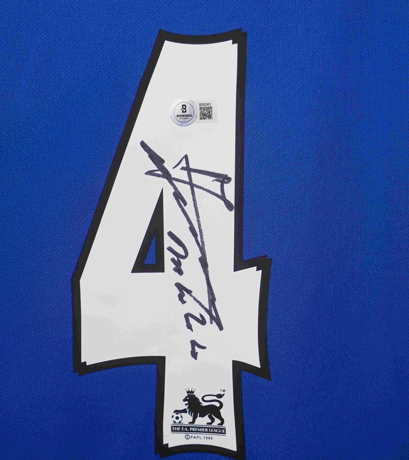 Maillot Domicile signe par Claude Makelele Chelsea FC 2005-06  Certifie par Beckett authentic-signatures